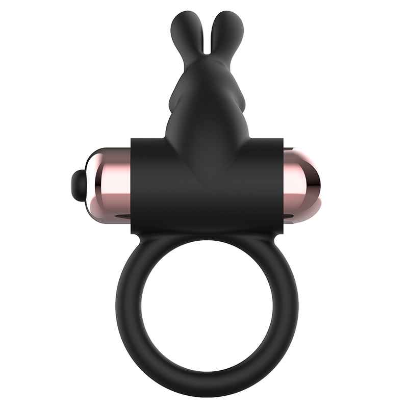 Anello Fallico Vibrante Coquette Chic Desire — Nero/Oro