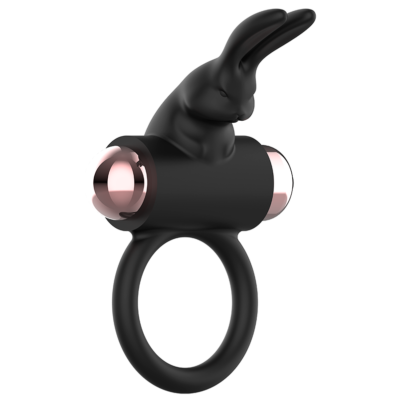 Anello Fallico Vibrante Coquette Chic Desire — Nero/Oro