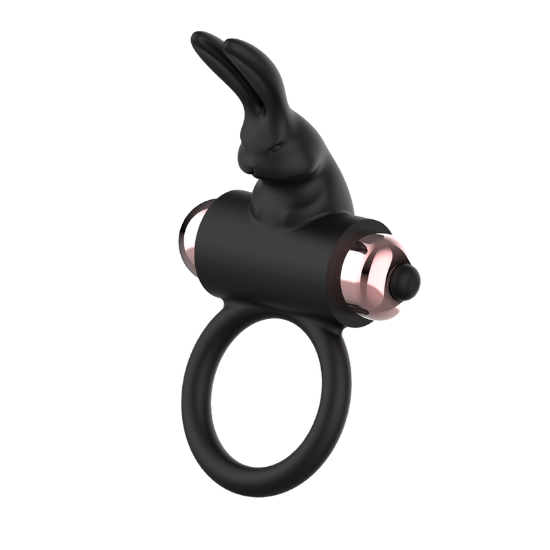 Anello Fallico Vibrante Coquette Chic Desire — Nero/Oro
