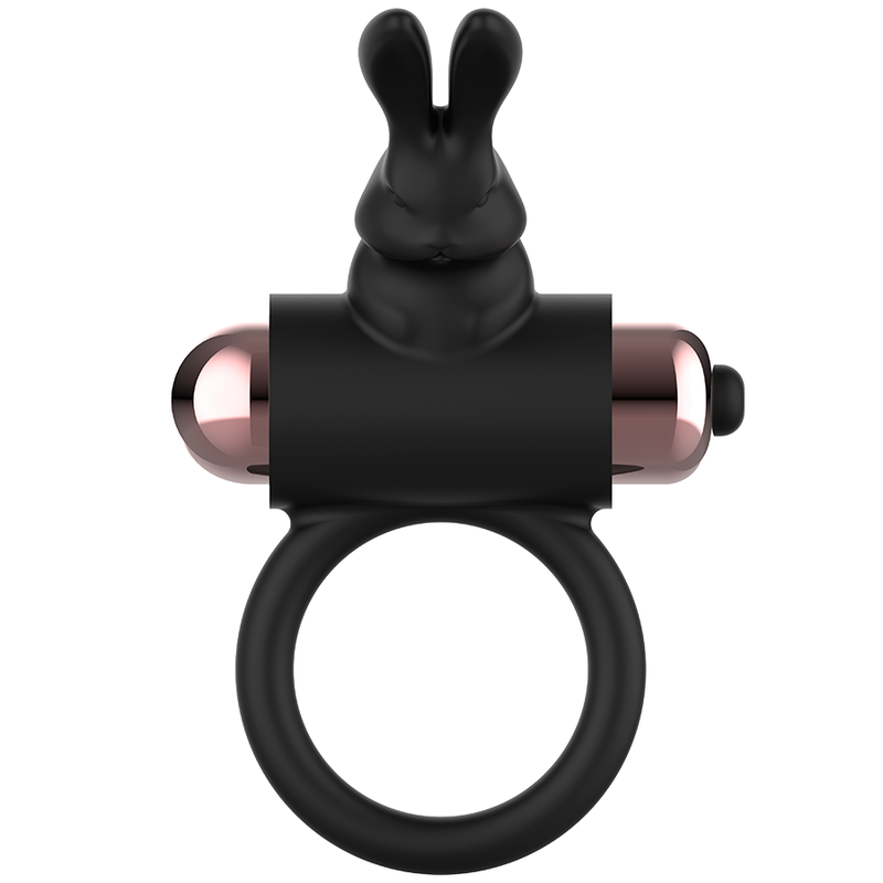 Anello Fallico Vibrante Coquette Chic Desire — Nero/Oro