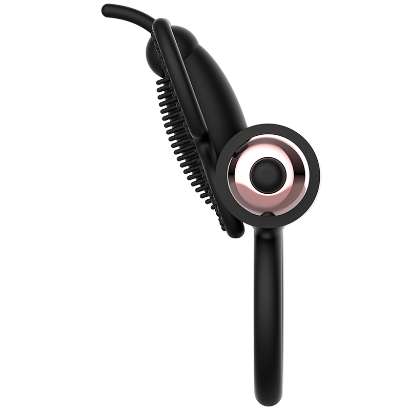 Anello Fallico Vibrante Coquette Chic Desire — Nero/Oro