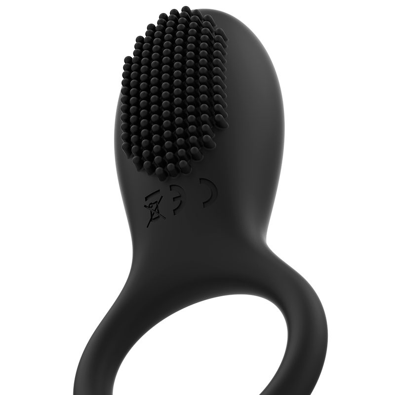 Anello Fallico Vibrante con Telecomando Coquette Chic Desire — Nero/Oro