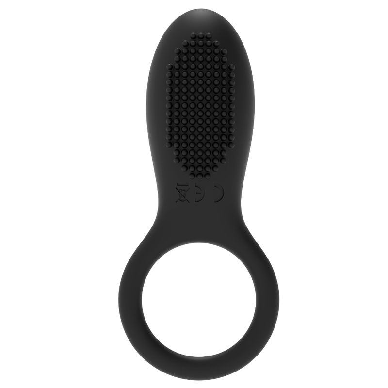 Anello Fallico Vibrante con Telecomando Coquette Chic Desire — Nero/Oro