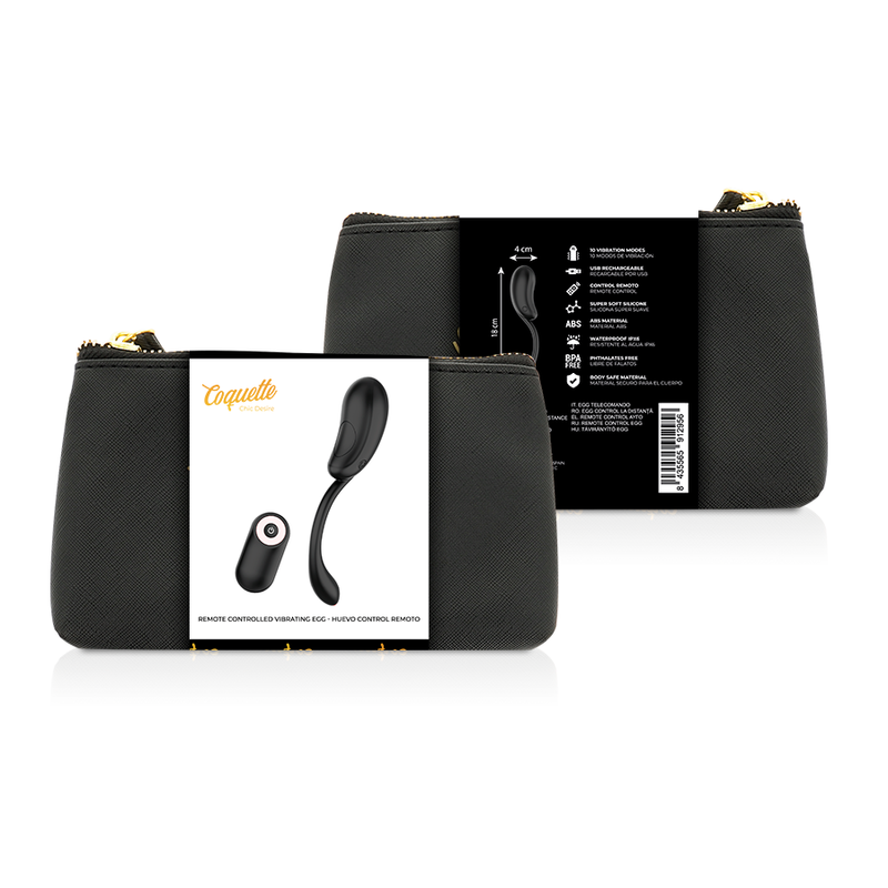 Uovo Vibrante con Telecomando Coquette Chic Desire — Ricaricabile
