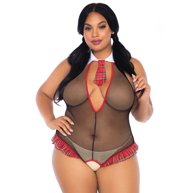 Body Erotico Scolaretta Leg Avenue Schoolgirl — Taglia Plus