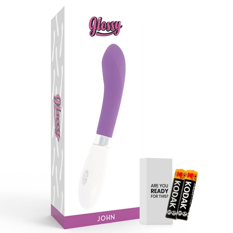 Vibratore Punto G Glossy John — 10 Modalità, Viola