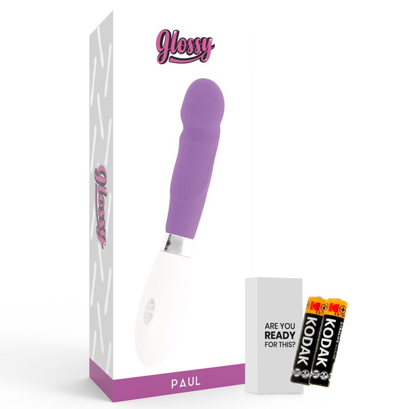Vibratore Realistico Glossy Paul — 10 Funzioni, Viola