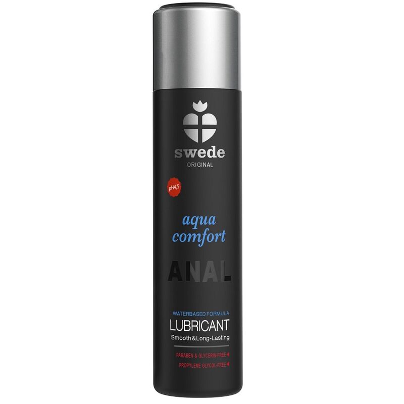 Lubrificante Intimo Anale Base Acqua Swede Aqua Comfort — 60 ml
