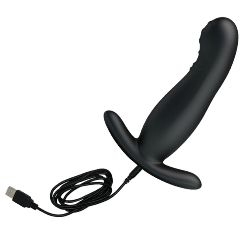Massaggiatore Prostatico Ricaricabile Mr Play — Nero, Silicone