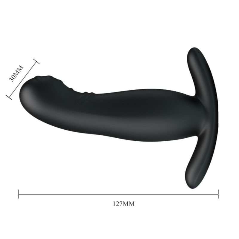 Massaggiatore Prostatico Ricaricabile Mr Play — Nero, Silicone