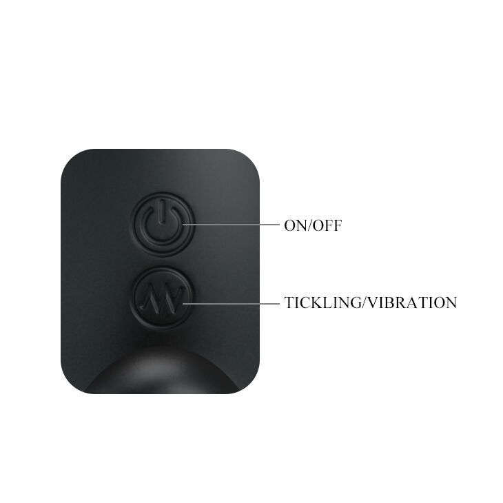 Massaggiatore Prostatico Ricaricabile Mr Play — Nero, Silicone