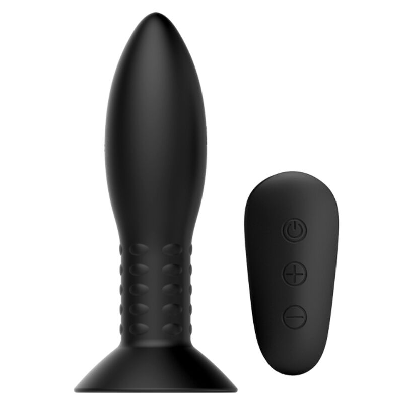 Plug Anale Vibrante con Sfere Rotanti Mr Play — Telecomando