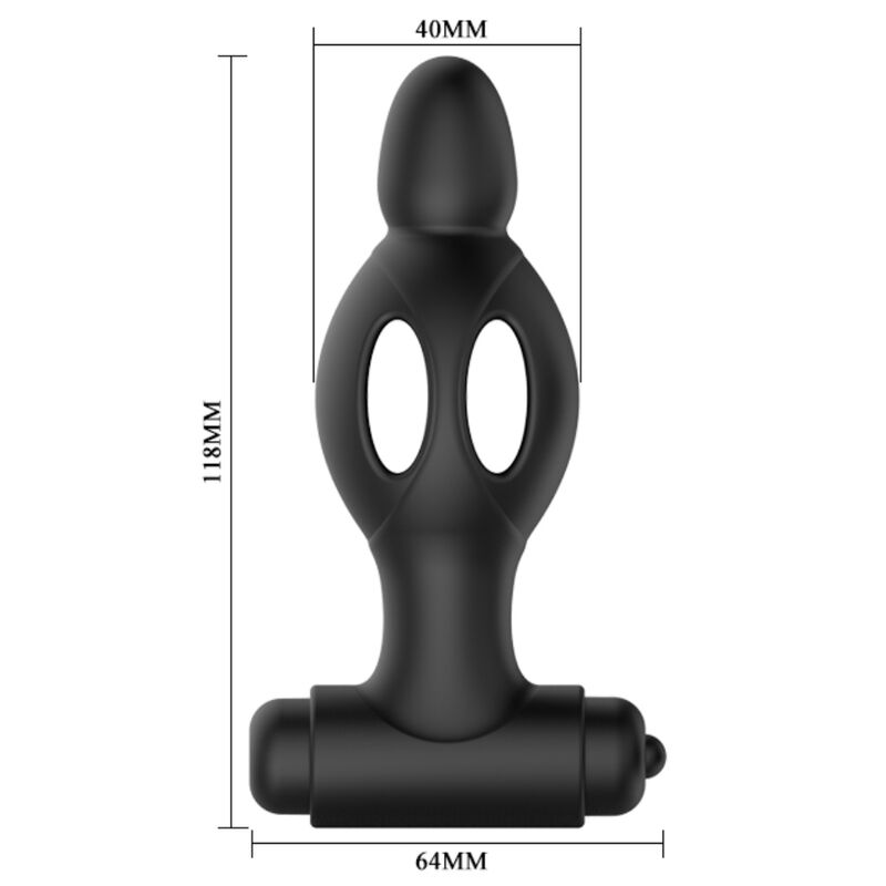 Plug Anale Vibrante Mr Play — Silicone, 10 Modalità