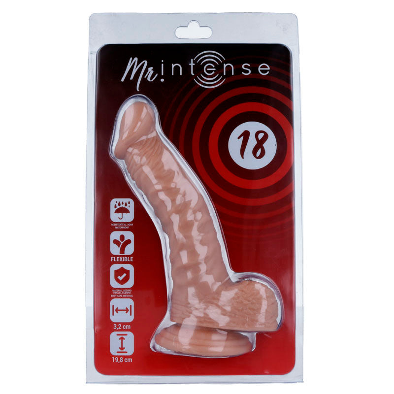 Dildo Realistico Mr. Intense 18 — 19,8 x 3,2 cm