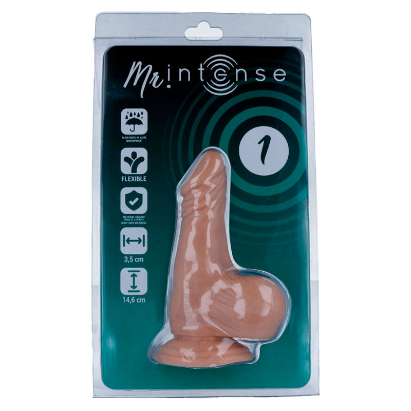Dildo Realistico Mr. Intense — 14.6 x 3.5 cm, PVC Flessibile