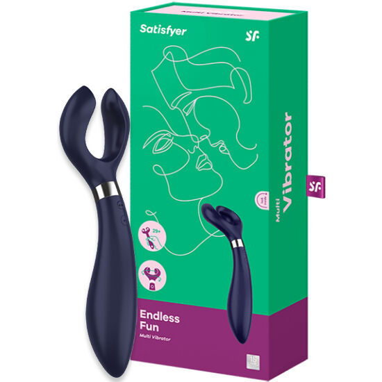 Vibratore Multifunzione Satisfyer Multifun 3 — 33 Modalità, Blu
