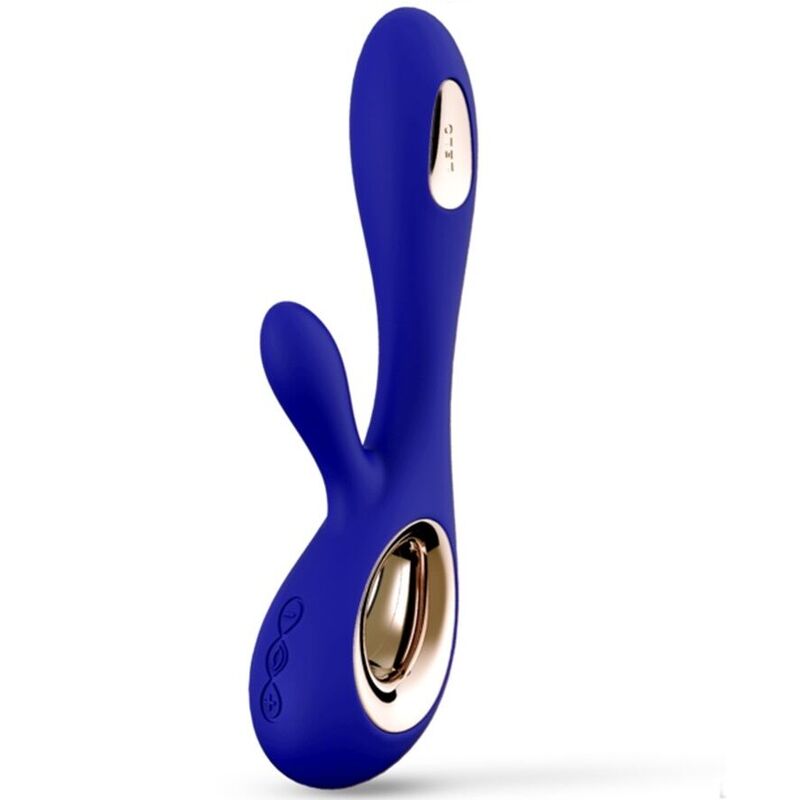 Vibratore Rabbit WaveMotion Lelo Soraya Wave — Blu Notte