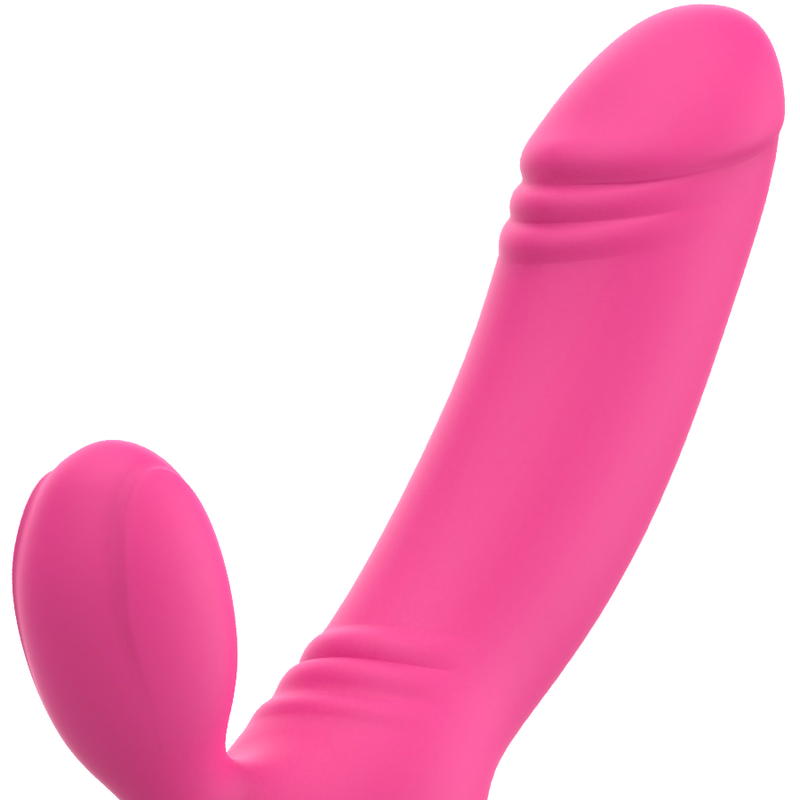 Vibratore Rabbit Punto G e Clitoride Ohmama Bix — Silicone Rosa