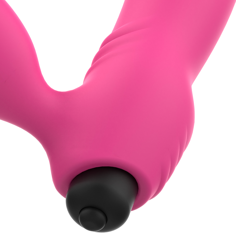 Vibratore Rabbit Punto G e Clitoride Ohmama Bix — Silicone Rosa