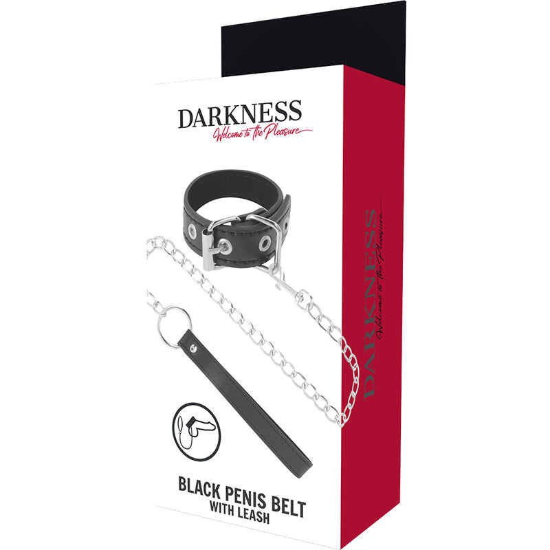 Anello Fallico con Cinturino BDSM Darkness — Vegan Leather