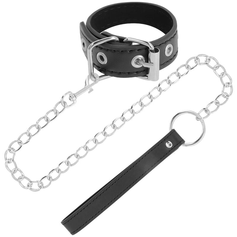Anello Fallico con Cinturino BDSM Darkness — Vegan Leather