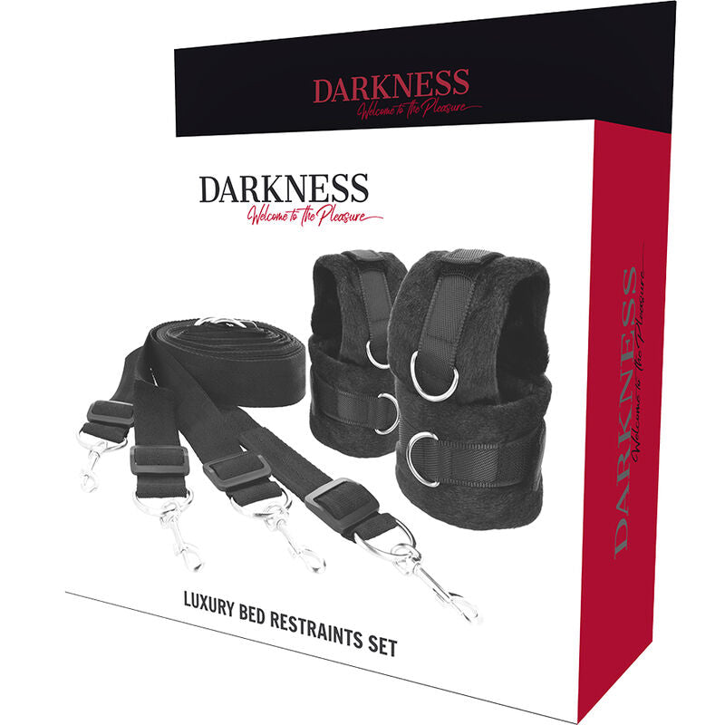 Kit Bondage da Letto Darkness — 4 Punti Contenimento Neoprene