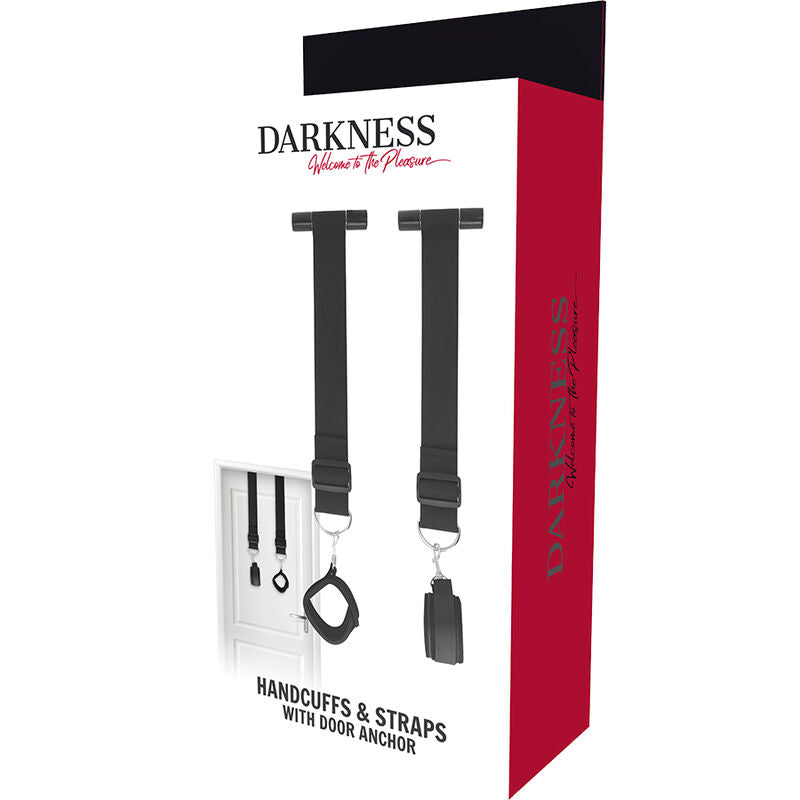 Manette Bondage da Porta Darkness — Cinghie Nylon Regolabili