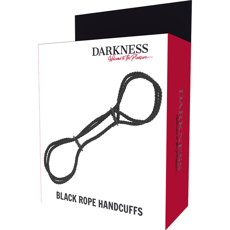 Manette Bondage in Corda di Cotone Darkness — Polsini o Caviglie