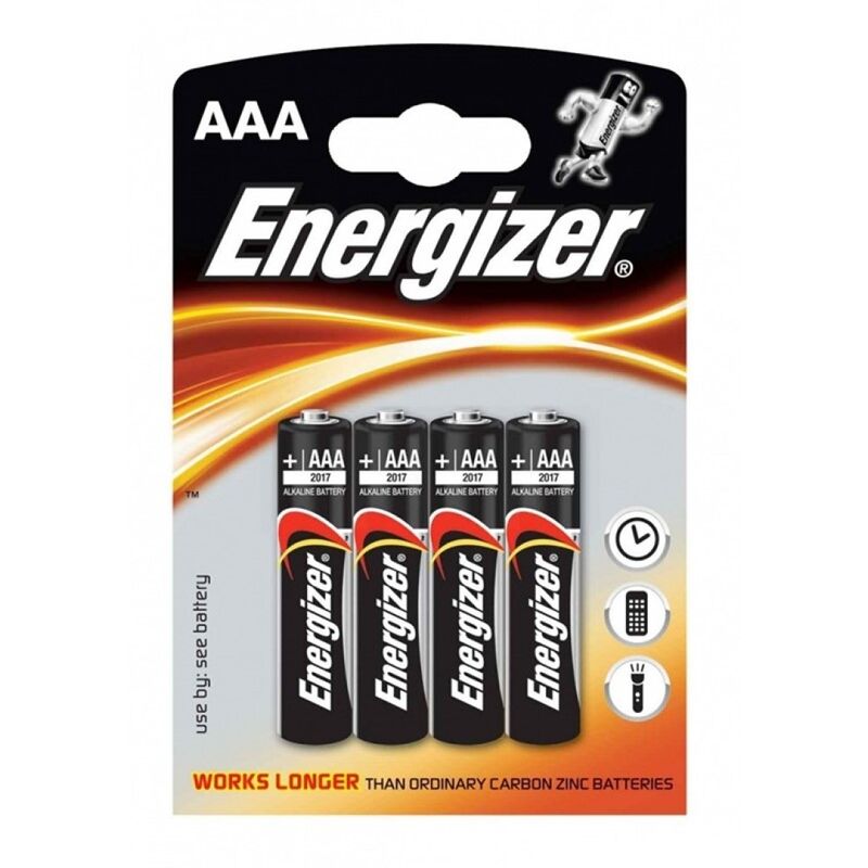 Batterie Alcaline AAA Energizer LR03 — 4 Unità