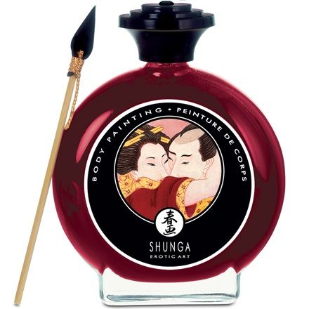 Gel Body Painting Commestibile Shunga — Fragola e Cava