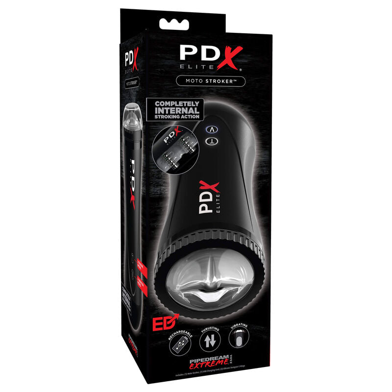 Masturbatore Automatico Vibrante PDX Elite Moto Stroker