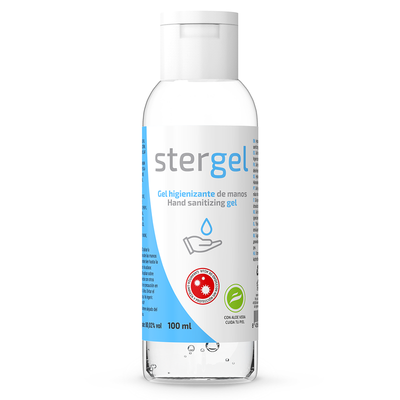 Gel Igienizzante Mani Idroalcolico Stergel Aloe Vera — 100 ml