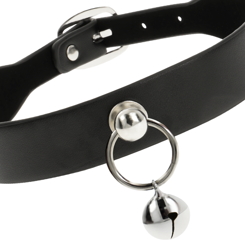 Collare Fetish in Pelle Vegana Coquette Chic Desire — Sonaglio