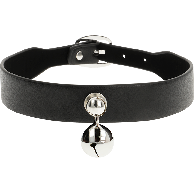 Collare BDSM con Sonaglio Coquette Chic Desire — Pelle Vegana