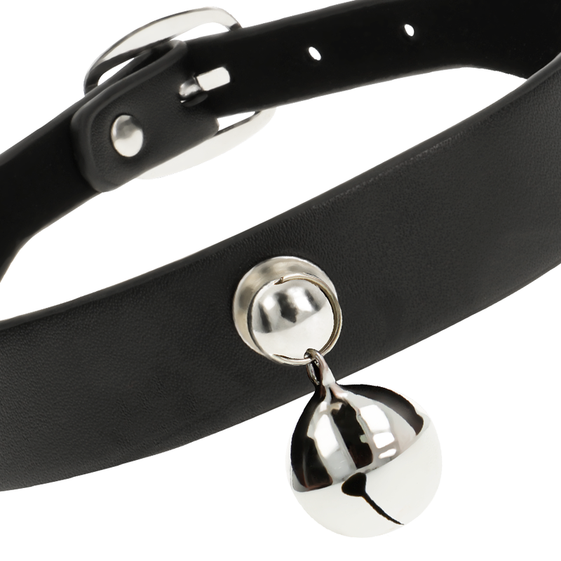 Collare BDSM con Sonaglio Coquette Chic Desire — Pelle Vegana
