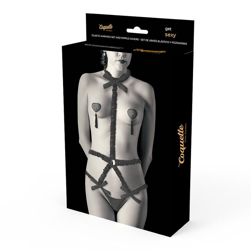 Corsetto Imbracatura Coquette Chic Desire — con Copricopezzoli