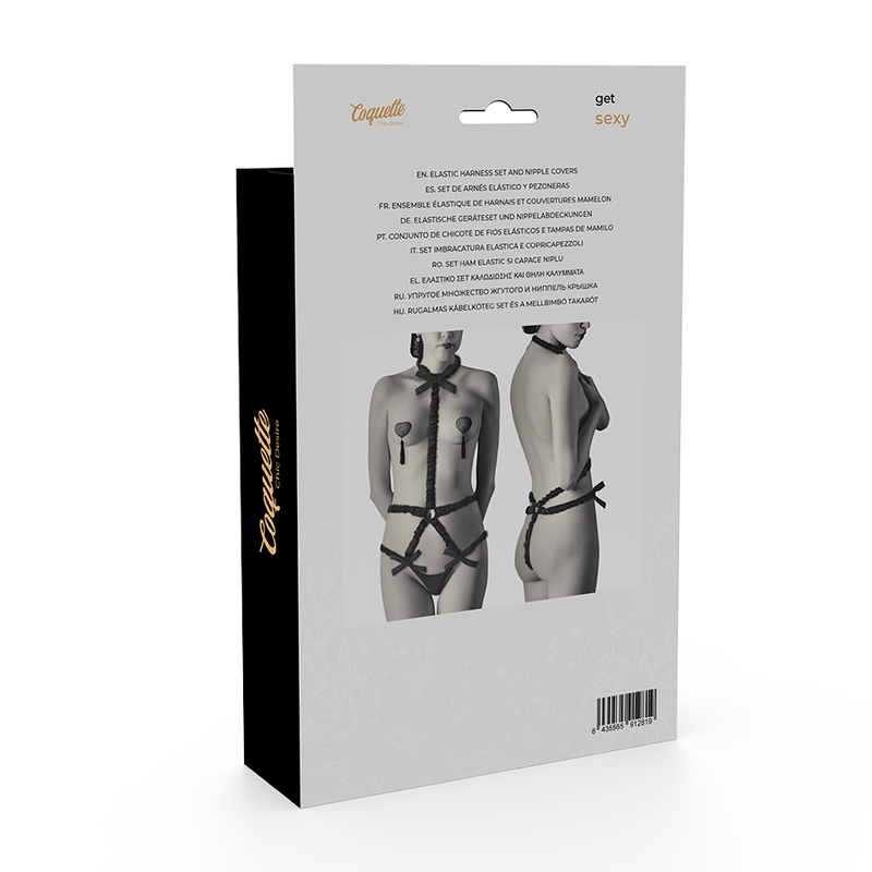 Corsetto Imbracatura Coquette Chic Desire — con Copricopezzoli