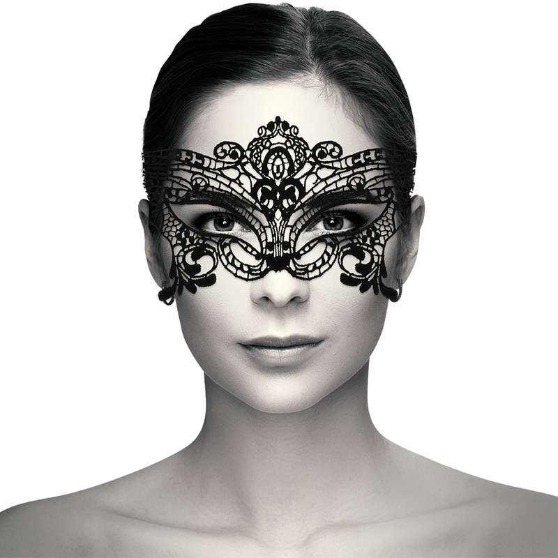 Benda per Occhi in Pizzo Coquette Chic Desire — Nera