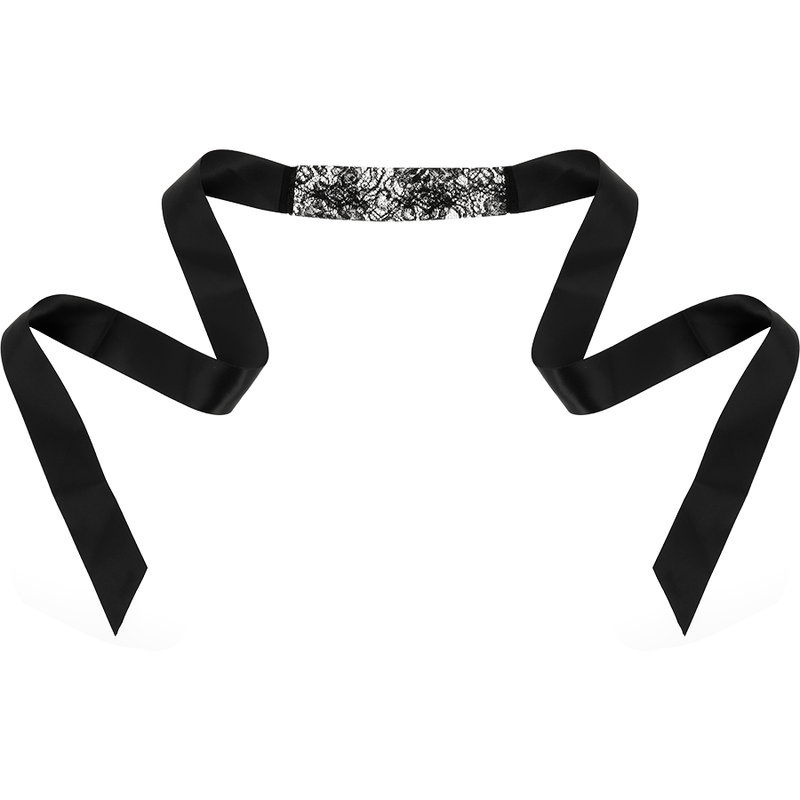 Benda per Occhi in Pizzo Coquette Chic Desire — Nera