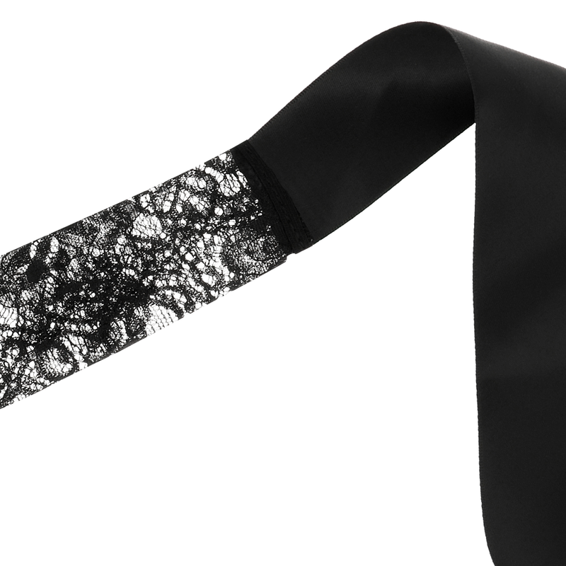 Benda per Occhi in Pizzo Coquette Chic Desire — Nera
