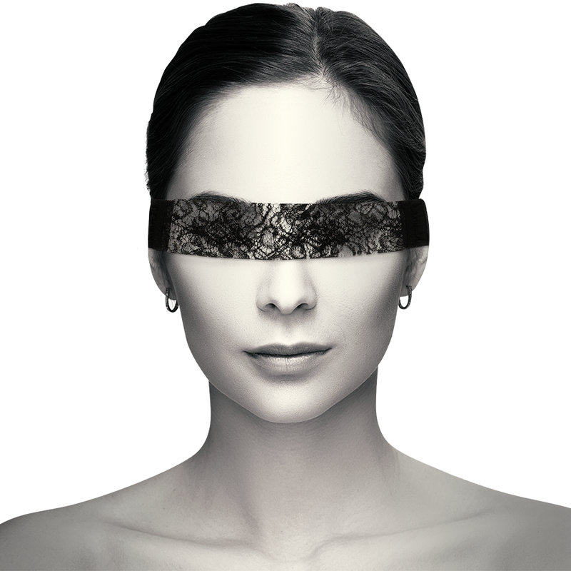 Benda per Occhi in Pizzo Coquette Chic Desire — Nera