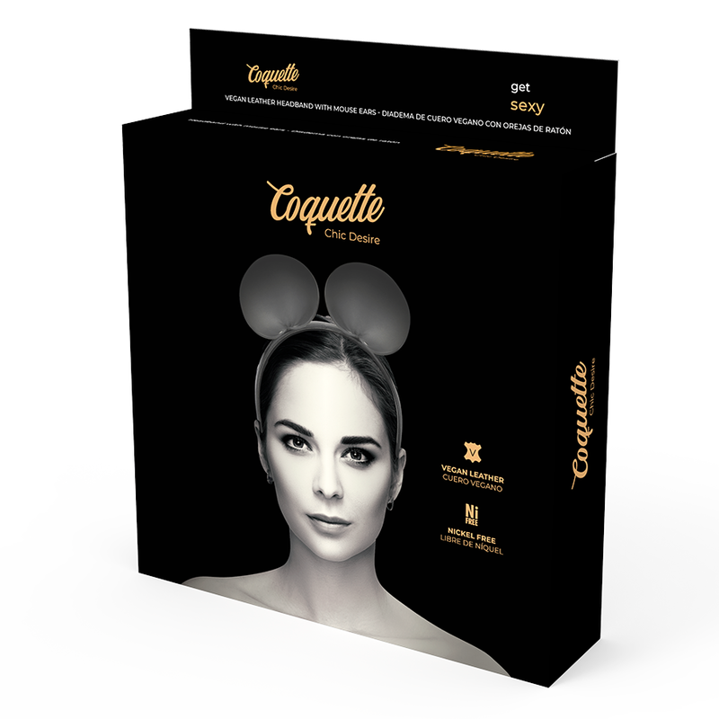 Fascia con Orecchie da Topo Coquette Chic Desire — Pelle Vegana