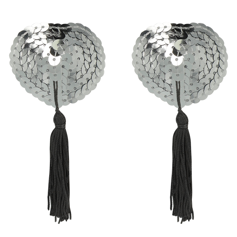 Copricapezzoli Autoadesivi Coquette Chic Desire — Argento