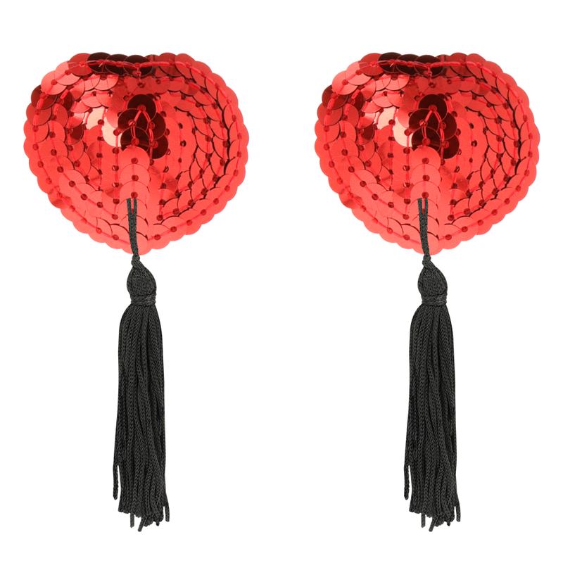 Copricapezzoli Autoadesivi Coquette Chic Desire — Rosso