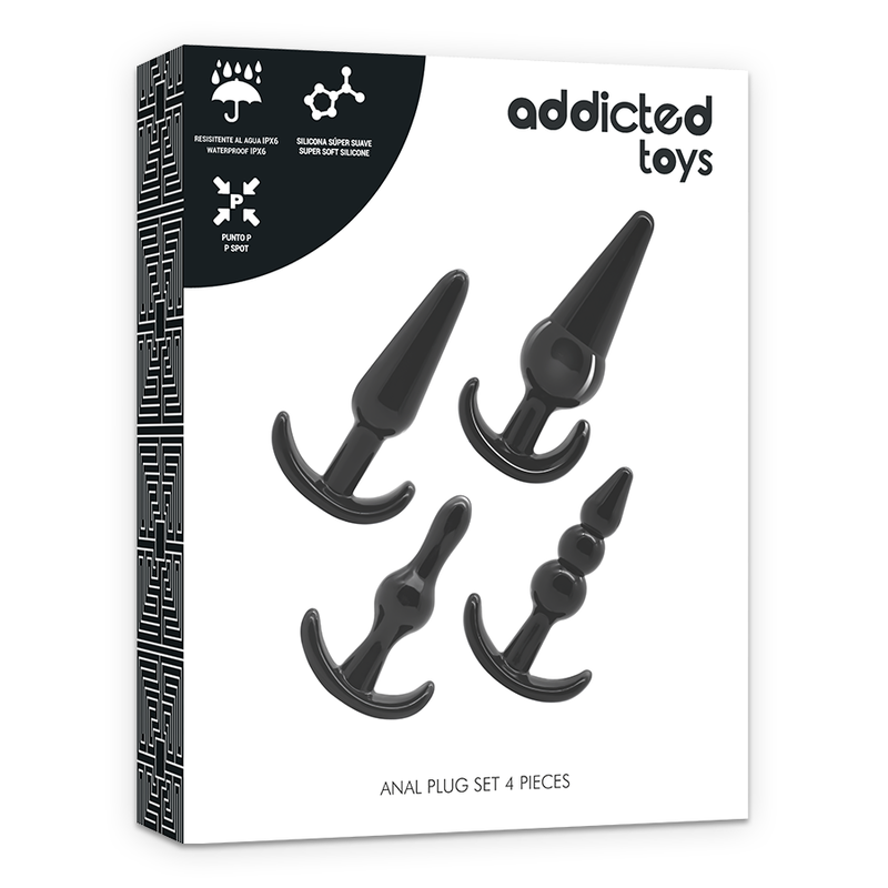 Kit Plug Anale Addicted Toys — Set 4 Pezzi