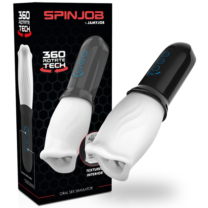 Masturbatore Orale Rotante Jamyjob Spinjob — 3 Velocità USB