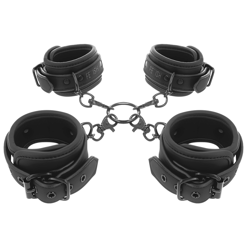 Kit Manette BDSM Mani e Caviglie Fetish Submissive — Vegan