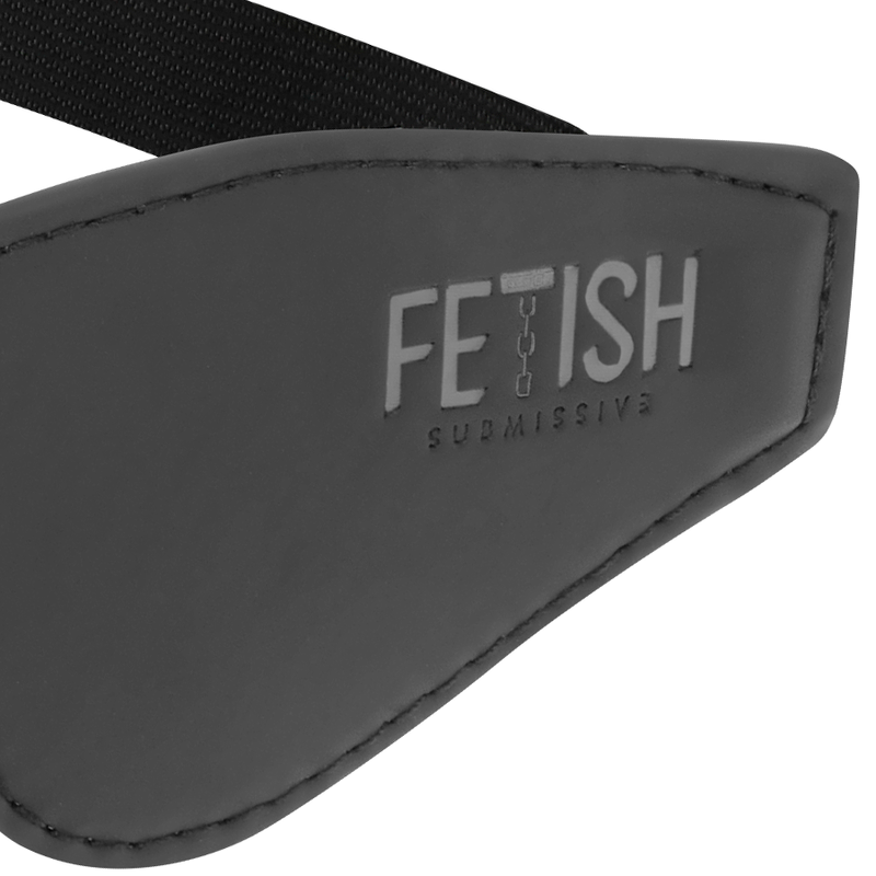 Maschera BDSM in Pelle Vegana Fetish Submissive — Fodera Neoprene