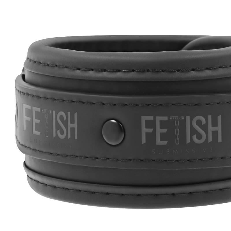 Kit Bondage Collare e Manette Fetish Submissive — Pelle Vegana