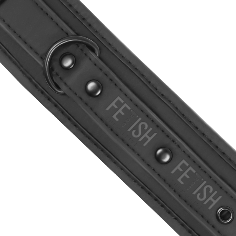 Kit Bondage Collare e Manette Fetish Submissive — Pelle Vegana